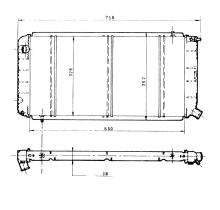 Nrf 58724 - RADIADOR PEUGEOT 305-II 1.8D/1,9D/1