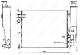 Nrf 58776 - RADIADOR ALU MECHAN PEUGEOT 405 87-
