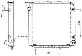 Nrf 58793 - RADIADOR RENAULT R  9-II 1.4 /R  11