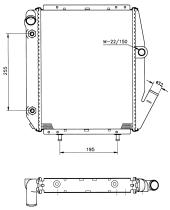 Nrf 58795 - RADIADOR RENAULT SUPER 5 1.4 GT TUR