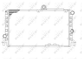 Nrf 58809 - RADIADOR ALU MECHAN ALFA ROMEO 33 9
