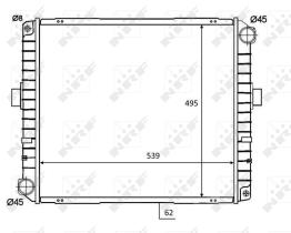Nrf 58824 - RADIADOR ALU BRAZED IVECO EUROCARGO