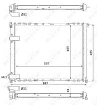 Nrf 58849 - RADIADOR ALU BRAZED RENAULT SAFRANE