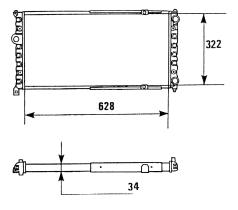Nrf 58892 - RADIADOR SEAT CORDOBA 1.8/2,0 / IBI