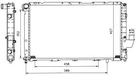 Nrf 58918 - RADIADOR FIAT - LANCIA CROMA 2.5TD/