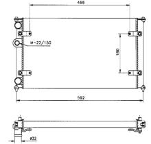 Nrf 58921 - RADIADOR SEAT CORDOBA 1.4/1,6 / IBI
