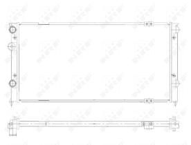 Nrf 58929 - RADIADOR ALU MECHAN VW PASSAT 88-