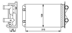 Nrf 58935 - CALENTADOR VW TRANSPORTER 90-
