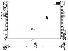 Nrf 58958 - RADIADOR ALU BRAZED CITROEN JUMPY 9