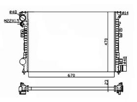  58958A - RADIADOR ALU MECHAN CITROEN JUMPY 9