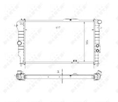 Nrf 58972 - RADIADOR ALU BRAZED OPEL VAUXHALL C