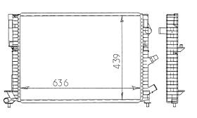 Nrf 58979 - RADIADOR RENAULT LAGUNA 1.8/2,0/2,2