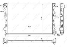 Nrf 58993 - RADIADOR ALU MECHAN CITROEN JUMPY 9