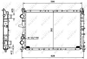 Nrf 58995 - RADIADOR ALU BRAZED ALFA ROMEO 145