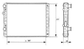 Nrf 58998 - RADIADOR VOLKSWAGEN POLO-IV 1.9D