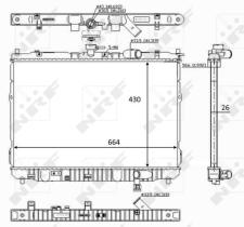  59046 - RADIADOR ALU BRAZED KIA CARNIVAL 07