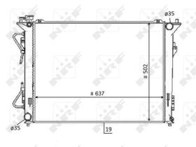  59064 - RADIADOR ALU BRAZED HYUNDAI SONATA