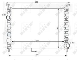 Nrf 59120 - RADIADOR ALU BRAZED FIAT STRADA 06/