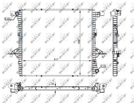 Nrf 59145 - RADIADOR ALU BRAZED VW AMAROK 2.0 1