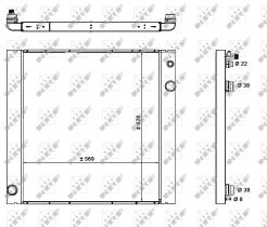 Nrf 59182 - RADIADOR ALU BRAZED LANDROVER RANGE
