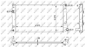 Nrf 59205 - RADIADOR ALU BRAZED MAZDA 5 2.0 06/