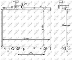  59208 - RADIADOR ALU BRAZED SUZUKI SWIFT 10