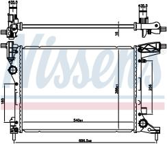 Nissens 606277 - RADIADOR FIAT TIPO(356)(15-)1.4 I
