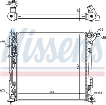 Nissens 606606 - RADIADOR HYUNDAI TUCSON(TL)(15-)2.0
