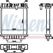 Nissens 606644 - RADIADOR VOLKSWAGEN PASSAT B8(3G2.3
