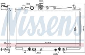 Nissens 606687 - RADIADOR GEELY MK(05-)1.5