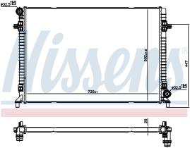 Nissens 606705 - RADIADOR VOLKSWAGEN ATLAS/TERAMONT(