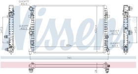 Nissens 606723 - RADIADOR VOLKSWAGEN POLO VI(AW1)(17