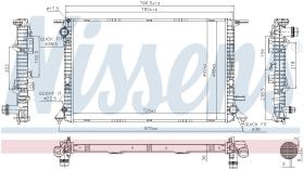  606964 - RADIADOR AUDI A 4/S 4(B8)(07-)3.0 T