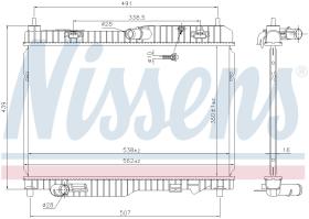 Nissens 606966 - RADIADOR FORD-CHANGAN ECOSPORT  1.5