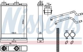 Nissens 707202 - CALEFACTOR NISSAN QASHQAI(J11)(13-)