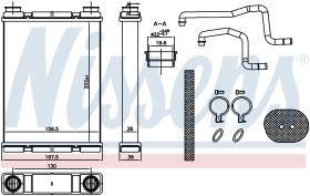 Nissens 707203 - CALEFACTOR NISSAN JUKE(F15)(10-)1.5