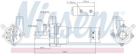 Nissens 831055 - BOMBA AGUA MERCEDES SL-CLASS W 230(