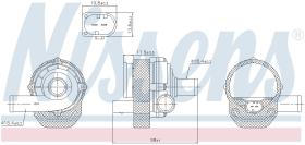 Nissens 831057 - BOMBA AGUA MERCEDES VITO III W 447(