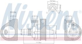 Nissens 831059 - BOMBA AGUA BMW X5 E53(00-)X5 3.0I