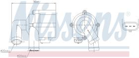 Nissens 831072 - BOMBA AGUA SEAT ALHAMBRA(710)(10-)2