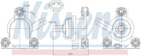 Nissens 831078 - BOMBA AGUA TOYOTA PRIUS(NHW20)(03-)