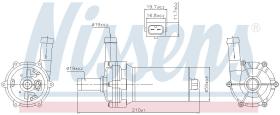 Nissens 831082 - BOMBA AGUA RANGE ROVER SPORT(L494)(