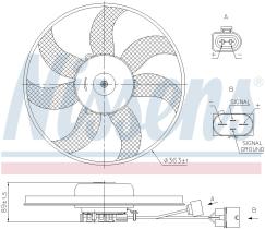  850020 - VENTILADOR SEAT ALTEA(5P)(04-)2.0 T