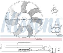  850021 - VENTILADOR SEAT ALTEA(5P)(04-)2.0 T