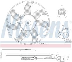  85699 - VENTILADOR SEAT ALTEA(5P)(04-)2.0 T