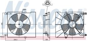 Nissens 85746 - VENTILADOR CHEVROLET AVEO(T250.T255