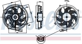 Nissens 85909 - VENTILADOR SEAT ALHAMBRA (7V)(96-)1