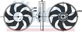 Nissens 85956 - VENTILADOR VAUXHALL VIVARO A(01-)2.