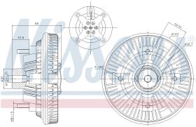 Nissens 86223 - VENTILADOR CLUTCH IVECO EUROCARGO E