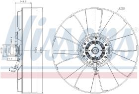 Nissens 86232 - VENTILADOR CLUTCH MAN TG-S(07-)